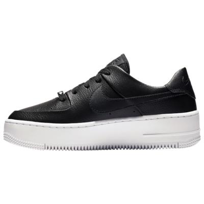 Nike Kosárlabda Cipő Női Air Force 1 Sage Low Fekete/Fehér,RTB42736